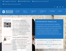 Tablet Screenshot of bzsh.hu